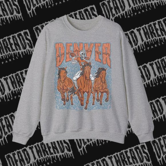 DENVER BRONCOS Sweatshirts, DENVER BRONCOS Football Shirts Tee - Picture 2 of 2